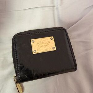 Michael Kors Black Wallet with Gold Accents